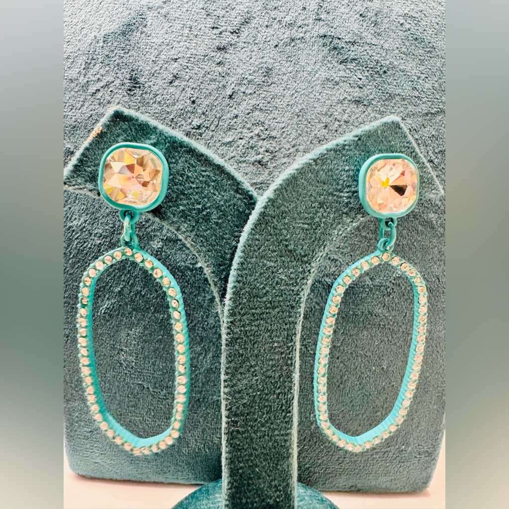 Nwt Blue Earrings By Anna & Ava.